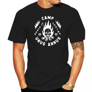 Camp Unus Annus T Shirt for Men T Shirt for Women DMN68 Black - Unus Annus Store