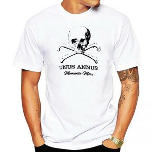 Men Funy T shirt Unus Annus Skull and Bones tshirs Women T Shirt - Unus Annus Store