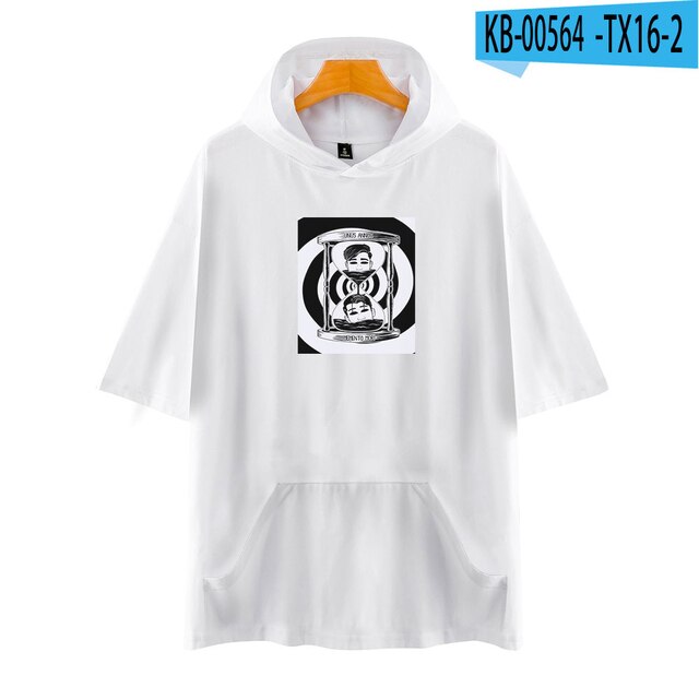 2021 Unus Annus hoodie T shirts Unisex Short Sleeve Hooded Women Men s Tshirts Harajuku Streetwear 16.jpg 640x640 16 - Unus Annus Store