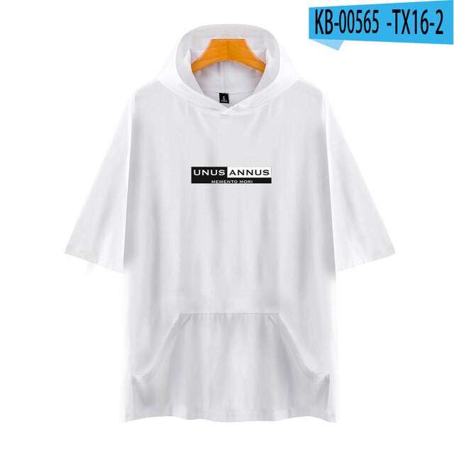 2021 Unus Annus hoodie T shirts Unisex Short Sleeve Hooded Women Men s Tshirts Harajuku Streetwear 21.jpg 640x640 21 - Unus Annus Store