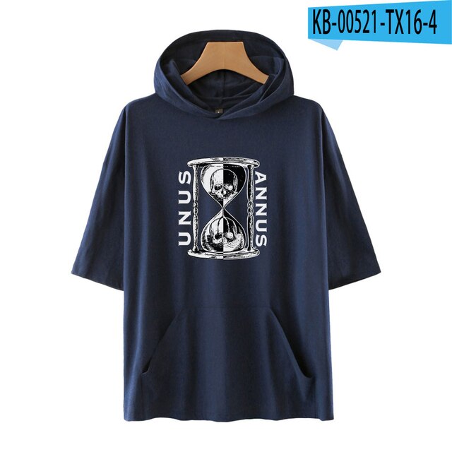 2021 Unus Annus hoodie T shirts Unisex Short Sleeve Hooded Women Men s Tshirts Harajuku Streetwear 3.jpg 640x640 3 - Unus Annus Store