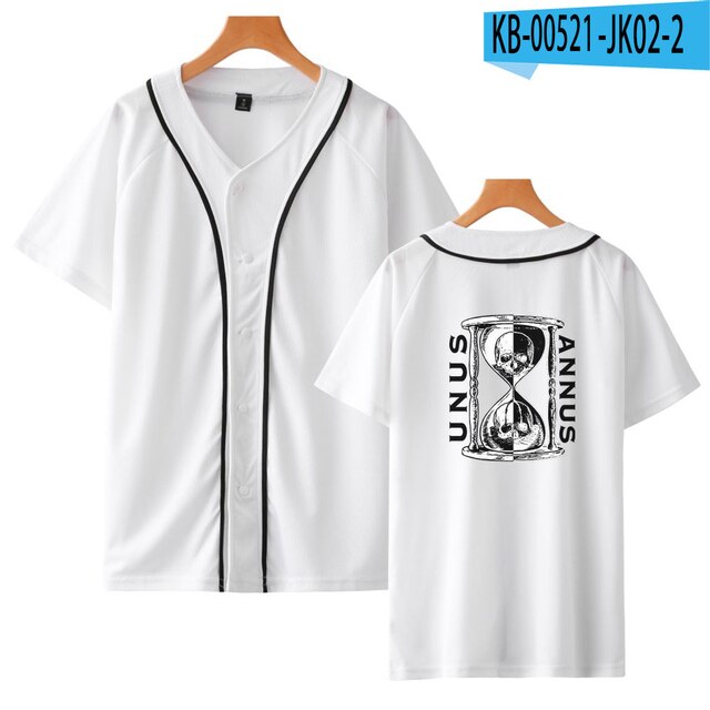 2021 new Unus Annus T Shirt Baseball T shirts Women Mens Summer Short Sleeve tops Harajuku 1.jpg 640x640 1 - Unus Annus Store
