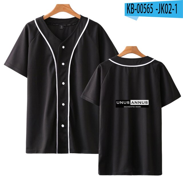 2021 new Unus Annus T Shirt Baseball T shirts Women Mens Summer Short Sleeve tops Harajuku 8.jpg 640x640 8 - Unus Annus Store