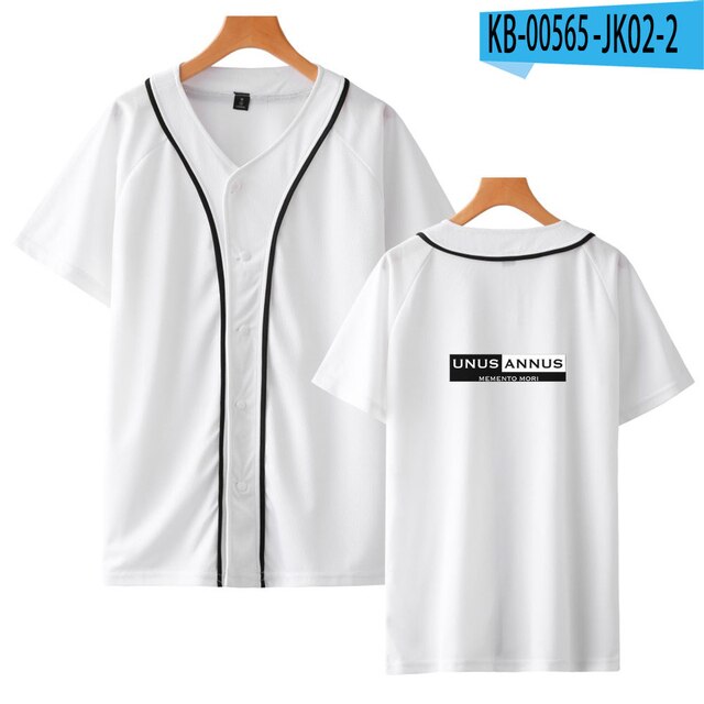 2021 new Unus Annus T Shirt Baseball T shirts Women Mens Summer Short Sleeve tops Harajuku 9.jpg 640x640 9 - Unus Annus Store