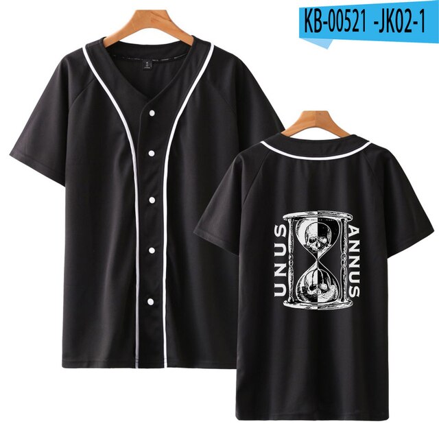 2021 new Unus Annus T Shirt Baseball T shirts Women Mens Summer Short Sleeve tops - Unus Annus Store