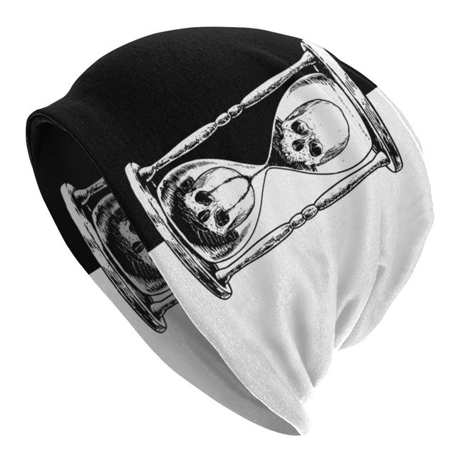 Black And White Unus Annus Bonnet Femme Knit Skullies Beanies Cap Winter Memento Mori Ethan Markiplier 1.jpg 640x640 1 - Unus Annus Store