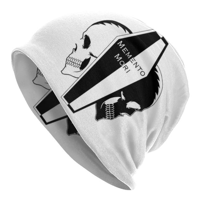 Black And White Unus Annus Bonnet Femme Knit Skullies Beanies Cap Winter Memento Mori Ethan Markiplier 4.jpg 640x640 4 - Unus Annus Store